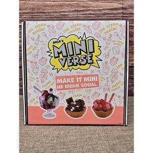 New Release! Miniverse  MGA Mini Verse Make It Mini Ice Cream Social! NEW